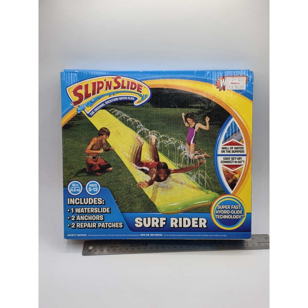 Wham-O Slip N Slide Wave Rider Wall of Water and Boogie Rider 16' NIB
